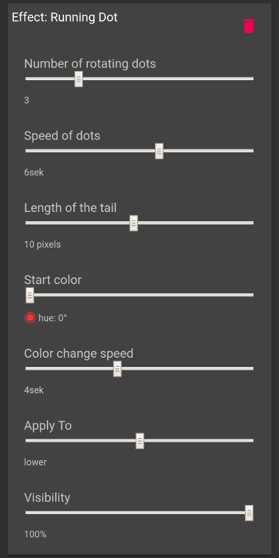 General channel settings